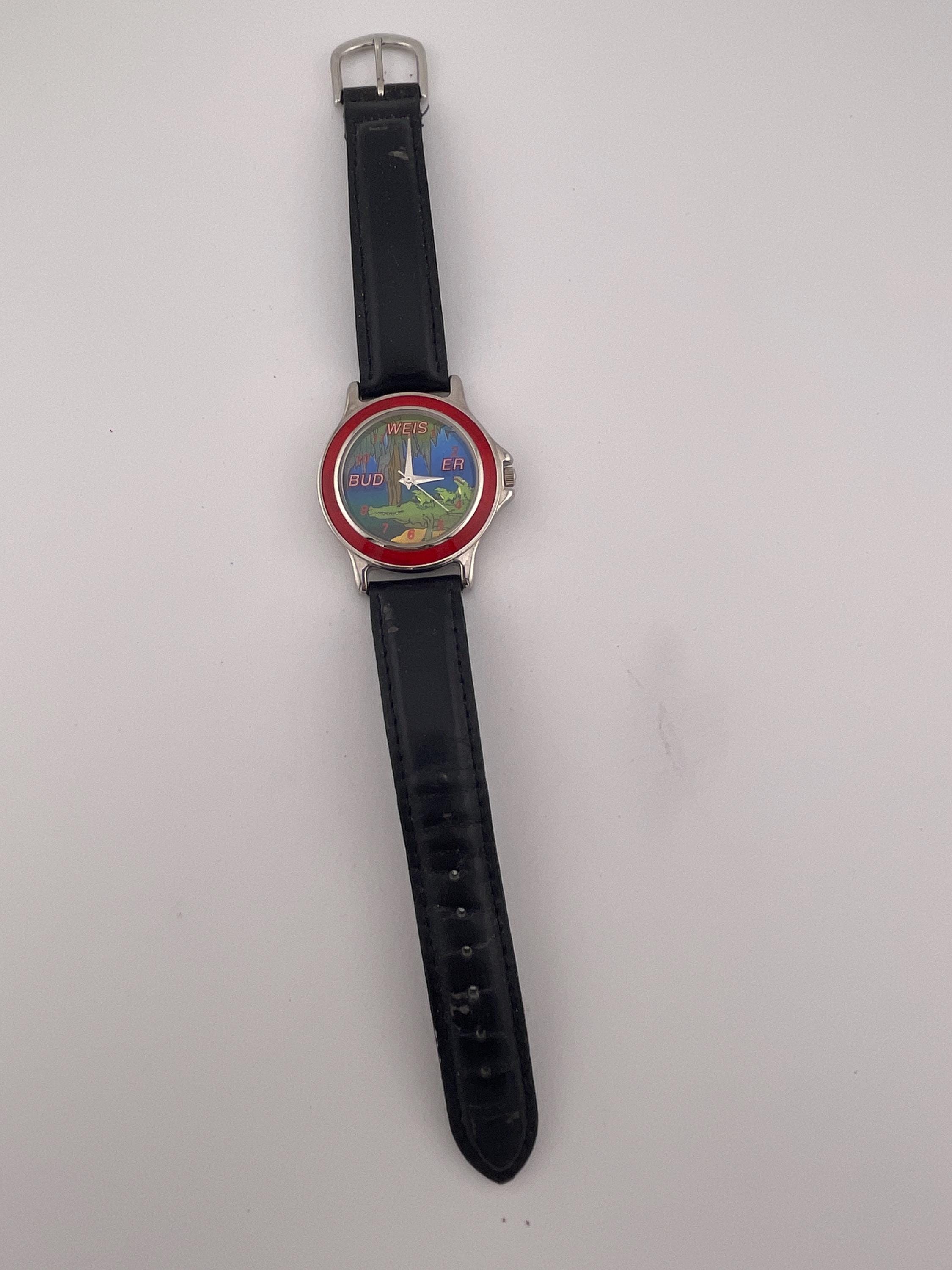 Budweiser King of Beers Quartz Watch V102 C.1996 Vintage Novelty 