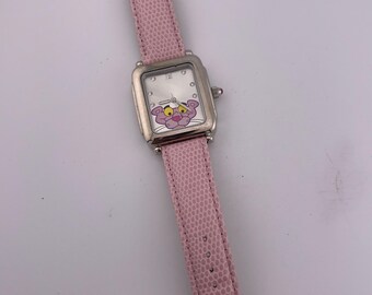 Women\'s Pink White Square Leather Vintage Elegant Waterproof Quartz Wrist Watch Ladies Classic Square Easy to Read Silver Tone Pink Faux  main image 3