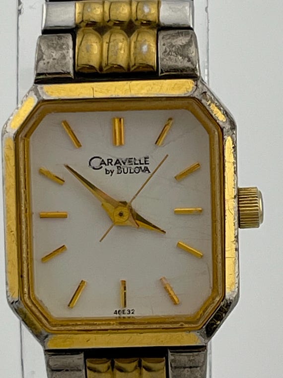 Caravelle by Bulova A2 Two Tone Rectangle Expansion Watch C  display picture 3