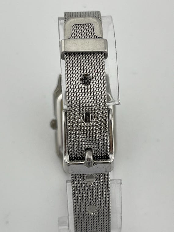 Calvin Klein Rectangular Black Dial Mesh Band Wat… - image 7