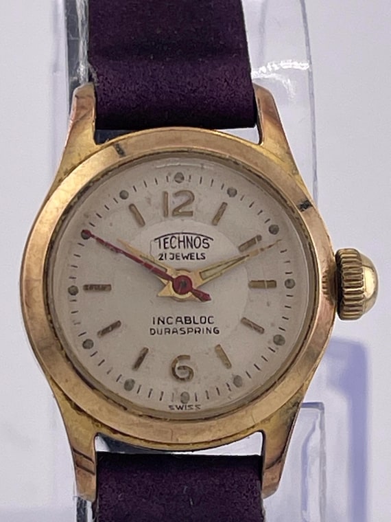 Technos 21 jewels Vintage watch Automatic Incabloc – Swiss made 1970’s
