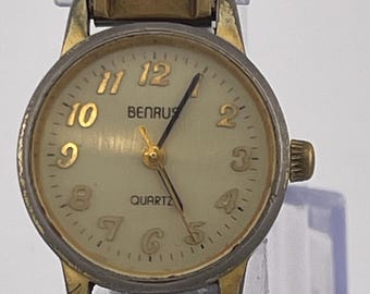 Benrus Vintage Gold-tone Ladies Watch – Quartz Round Face  display picture 2