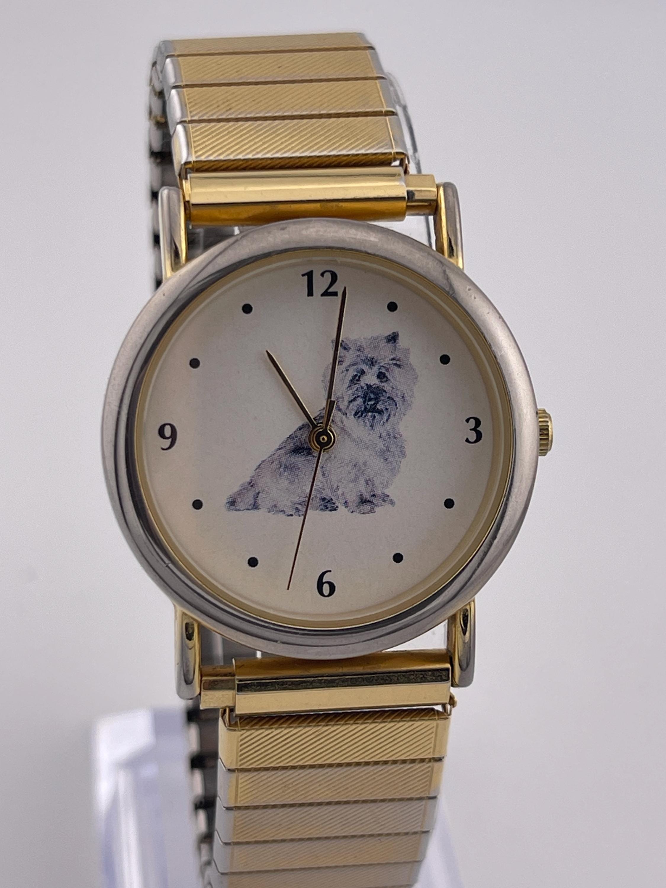Vintage Cocker Spaniel Wrap Watch INC. New Battery‎ 31MM 6.75\