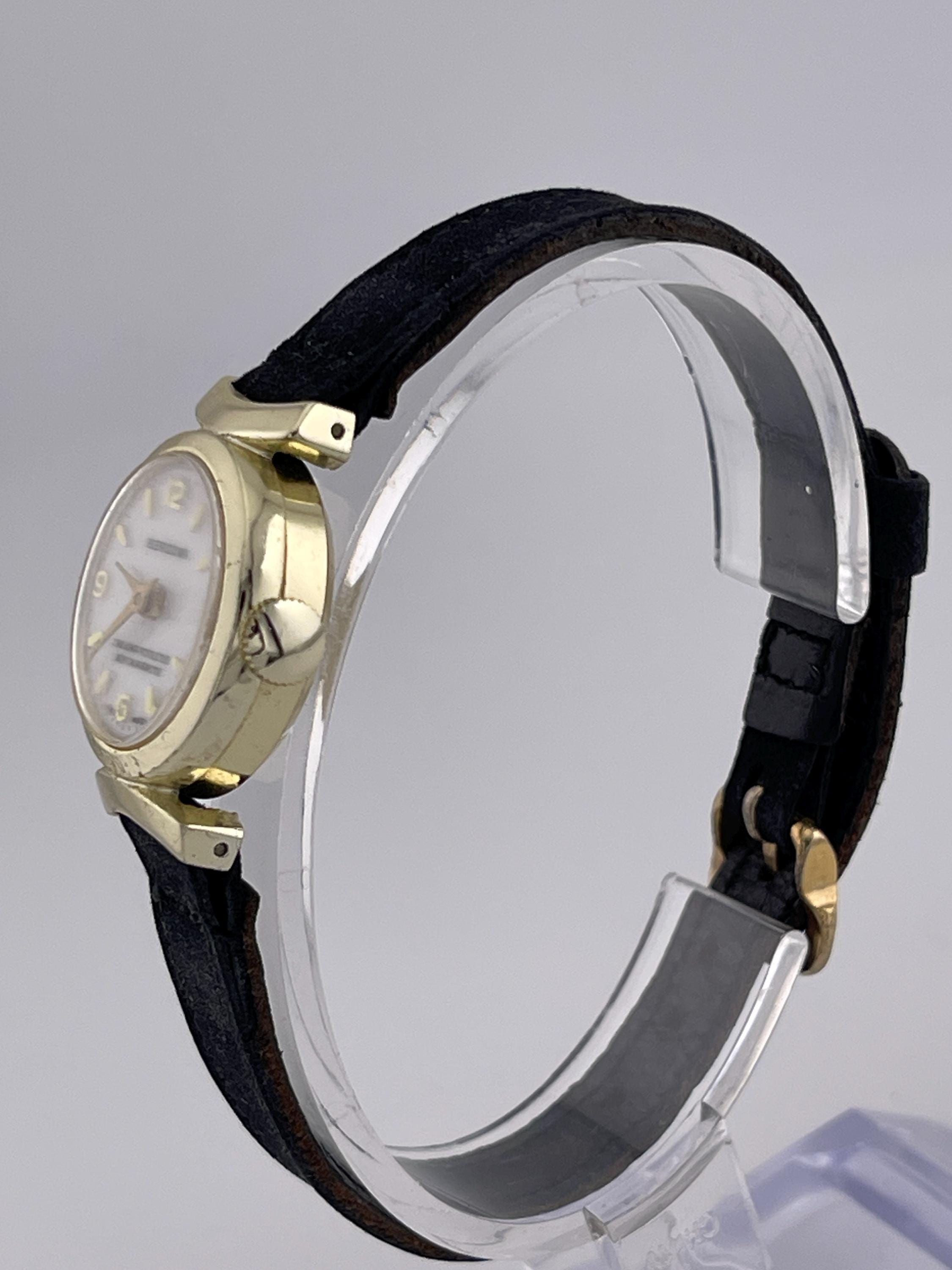 Parts/Repair VTG 1950s Bercona Antimagnetic Swiss Ladies Watch Manual Wind 21mm Bercona Antimagnetic Swiss Watch C 1950s Gold Tone 21mm  main image 4