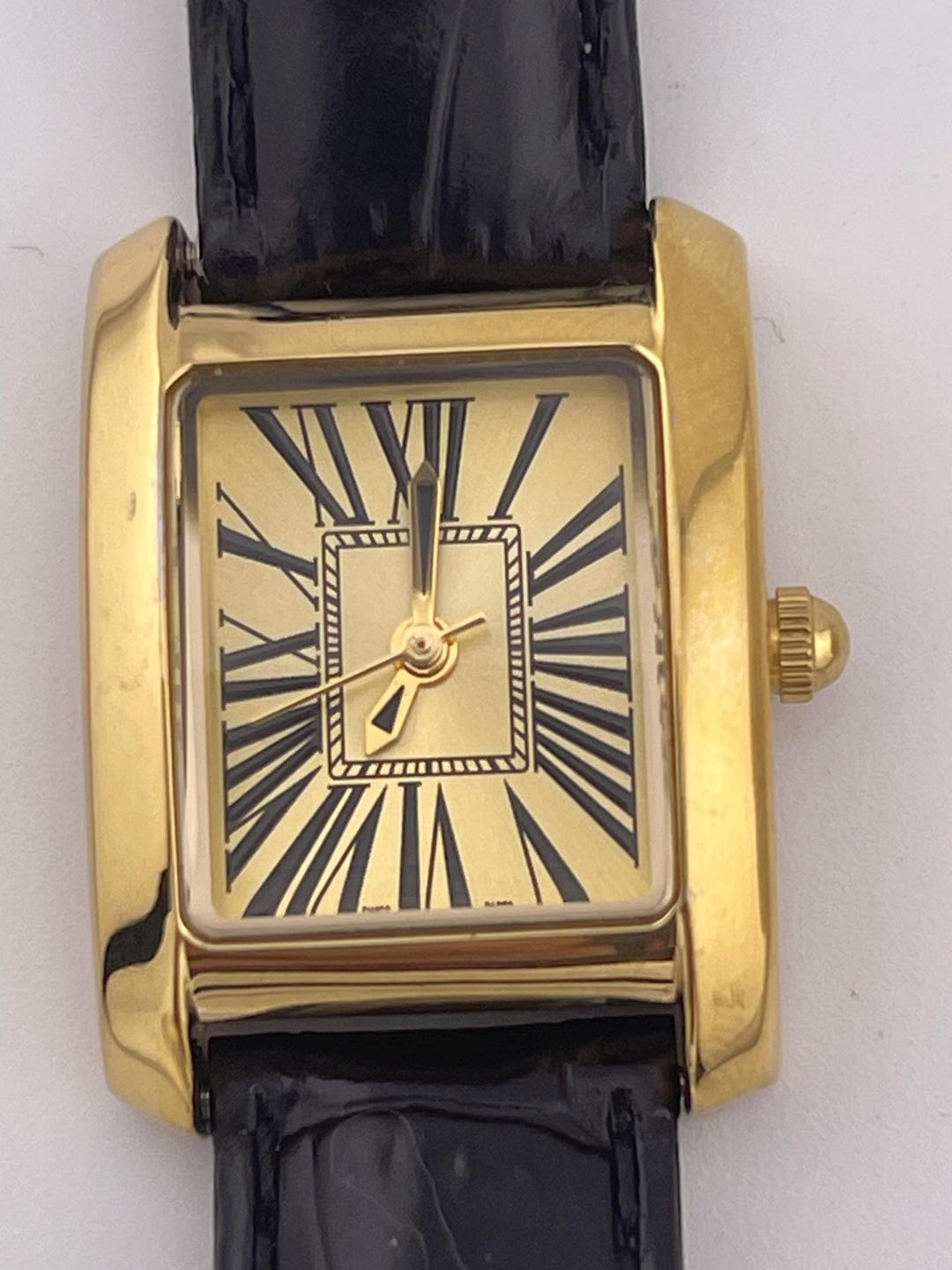 Bronzo Italia Swiss Parts Movement Watch Bronzo Pave Crystal Panther Link Watch by Bronzo Italia  main image 3