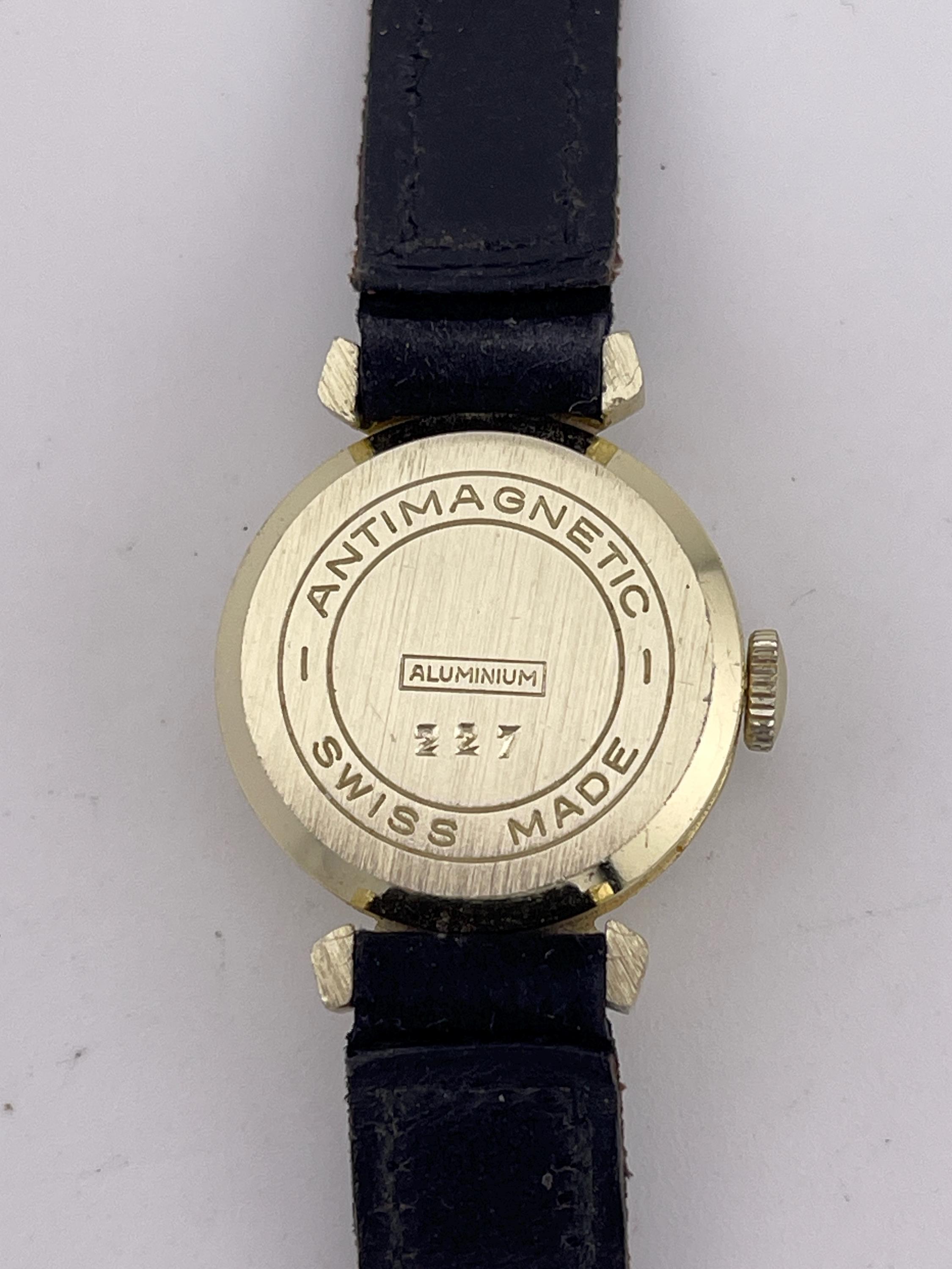 Bercona Antimagnetic Swiss Watch C 1950s Gold Tone 21mm  display picture 3