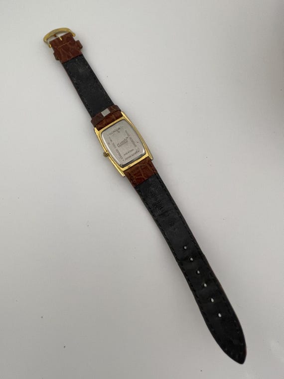 Classico Cherub Motif Rectangular Quartz Watch c.… - image 16