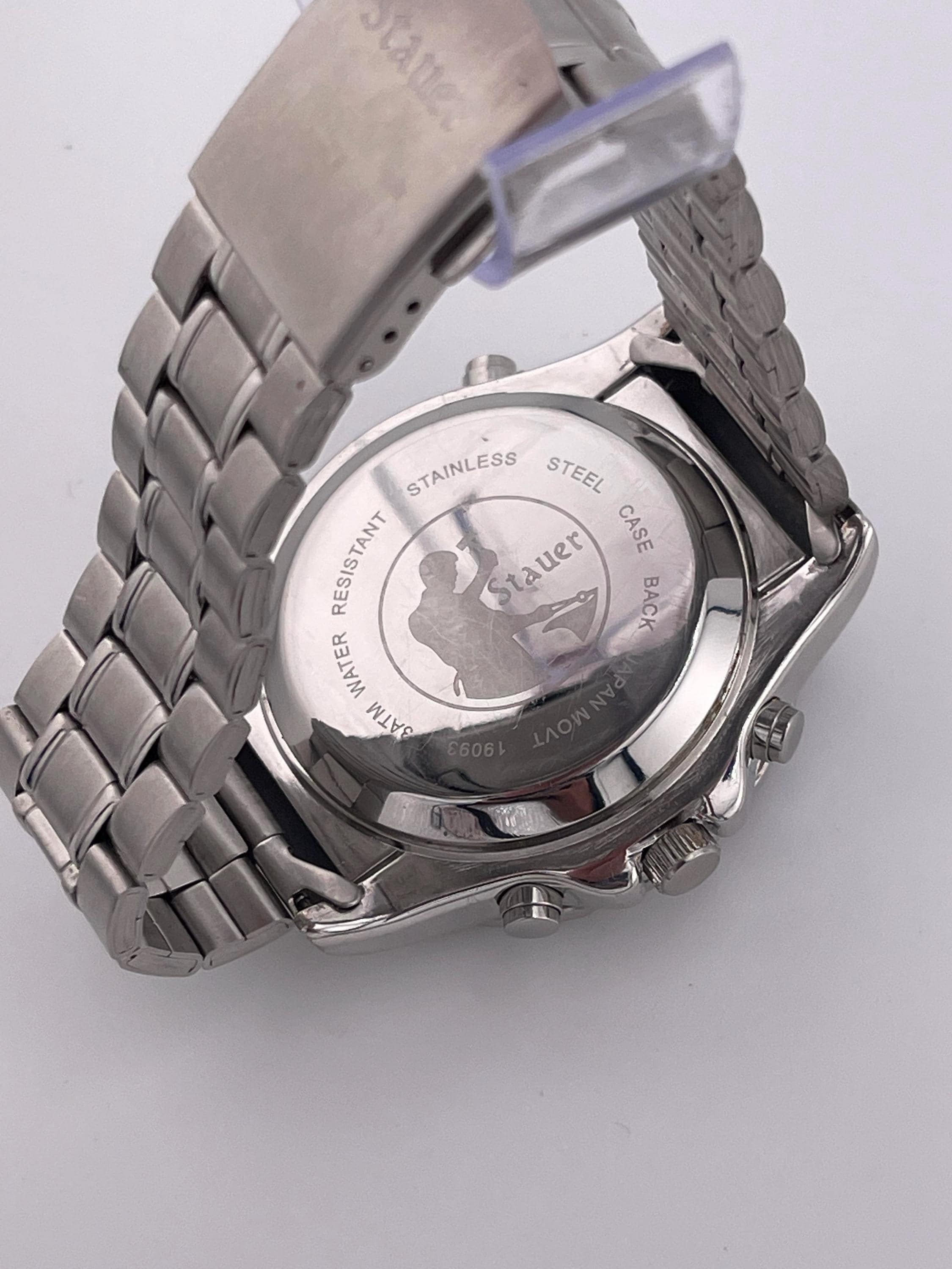 Stauer Compendium Hybrid Vintage Watch 19093 Model- Japan Movt
