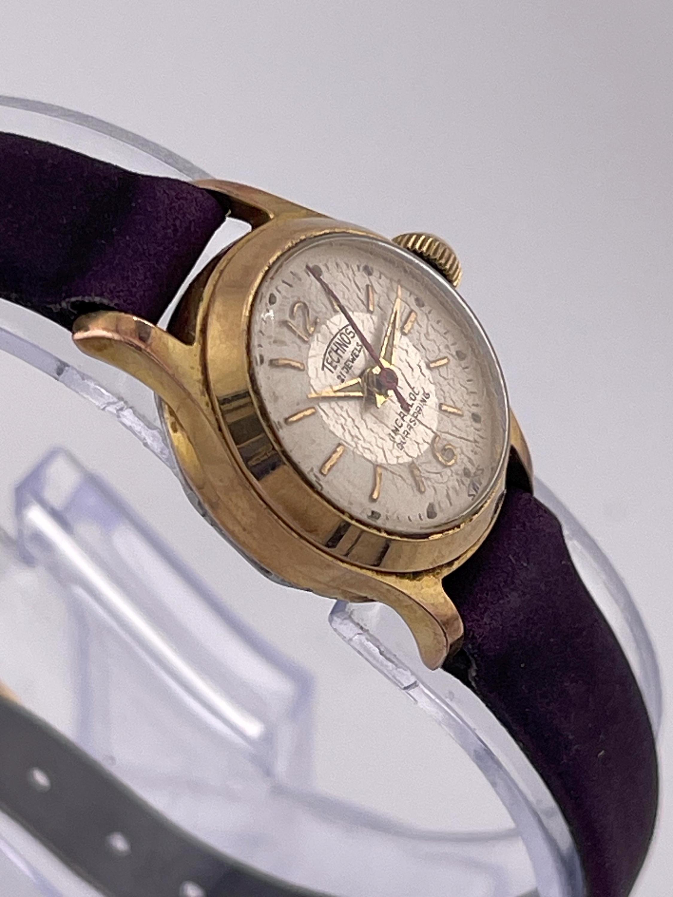 Technos 21 Jewels Vintage Watch Automatic Incabloc – Swiss Made