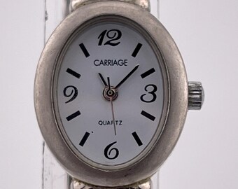 Carriage by Timex L2 Petite Silver Bracelet Watch c. 1990s
