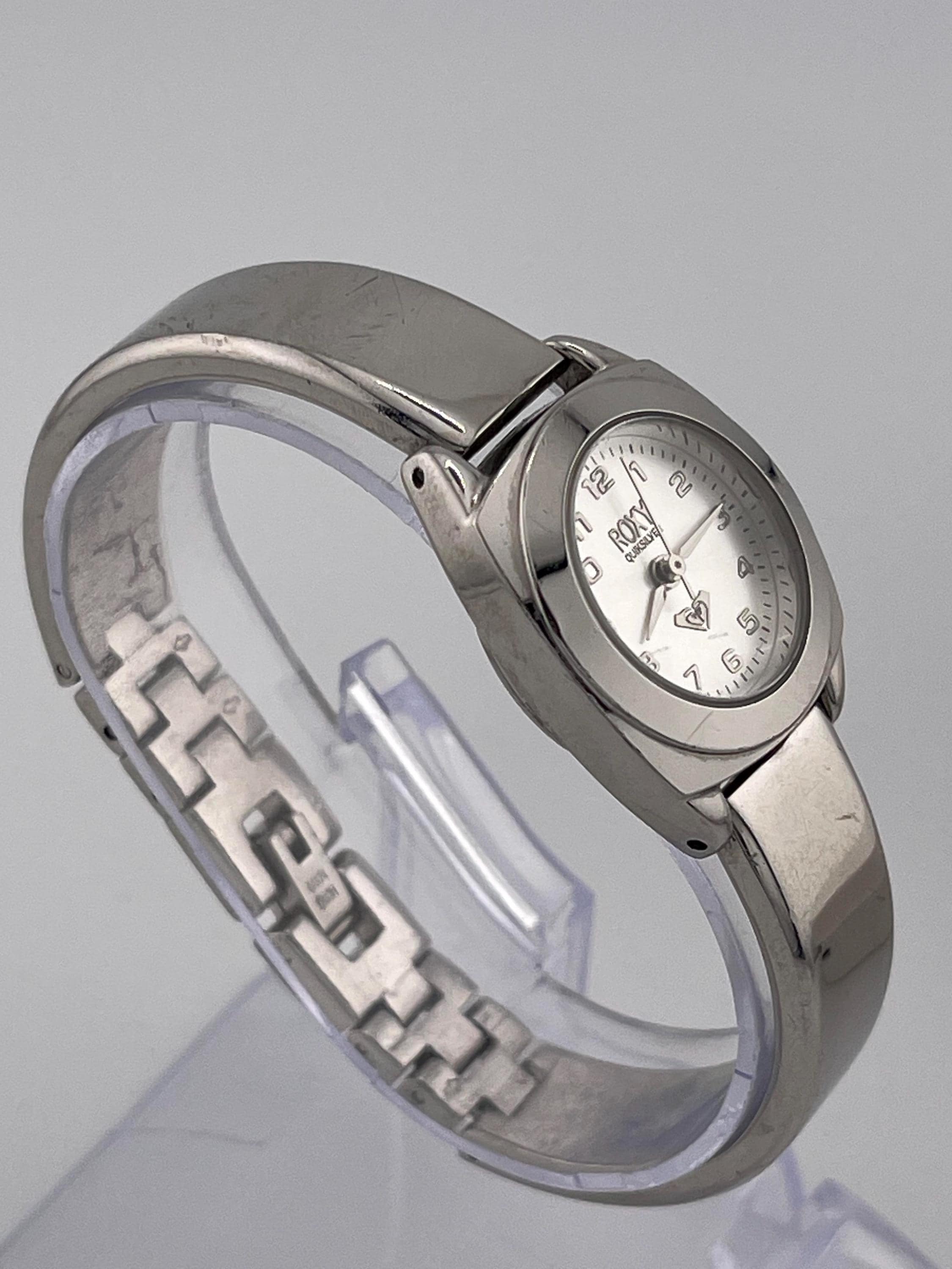 Vintage Roxy Quiksilver RX210 Women's Silver-tone Quartz Watch