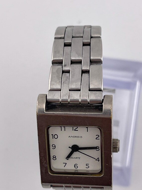 Vintage Android Rectangular Quartz Watch c. 1990s… - image 4