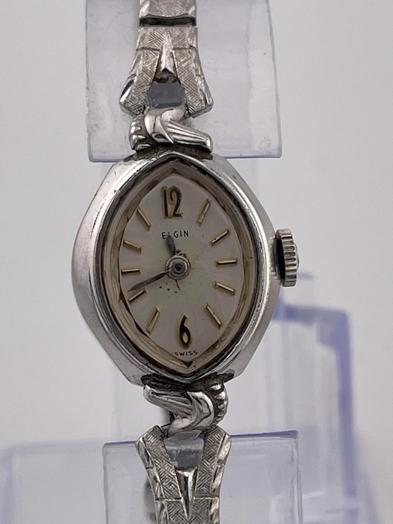 Vintage Elgin Lady’s Cocktail Watch, 10k RGF, Working Antique Ladies Elgin Cocktail 10k Gold Plated Watch - Etsy main image 4