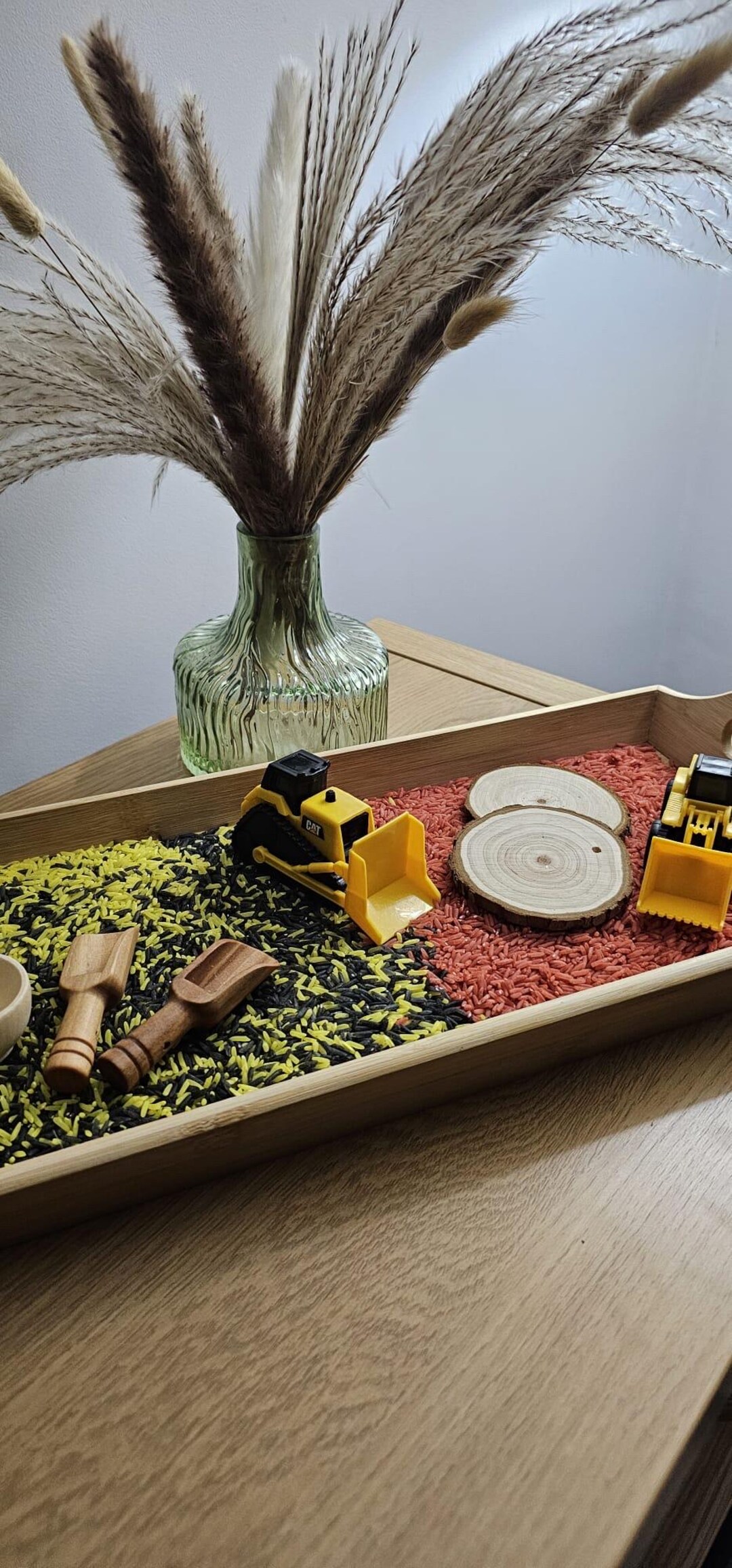 Sensory Rice, Play, Tuff Tray, Tinker Tray, Loose Parts, Scented Rice ...