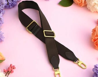 Adjustable Canvas Crossbody Bag Strap: Designer Bag Replacement