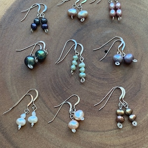 Pearl Drop with Spiral Earrings