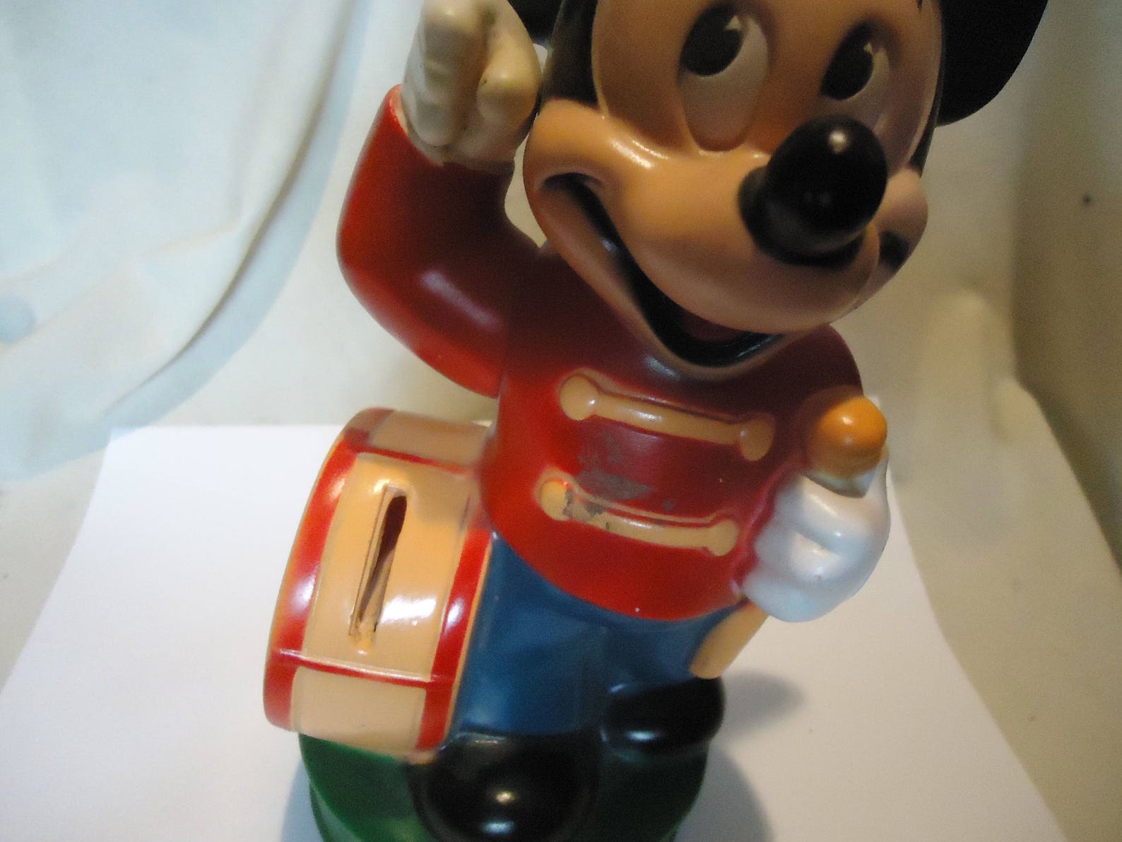 Vintage Disney Mickey Mouse Bank Marching Band Hard Plastic Etsy