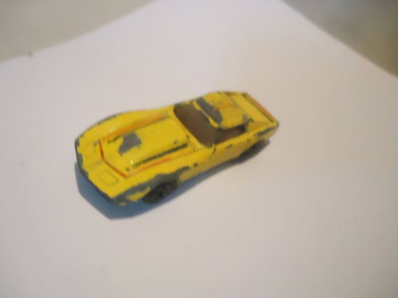 yellow corvette toy car