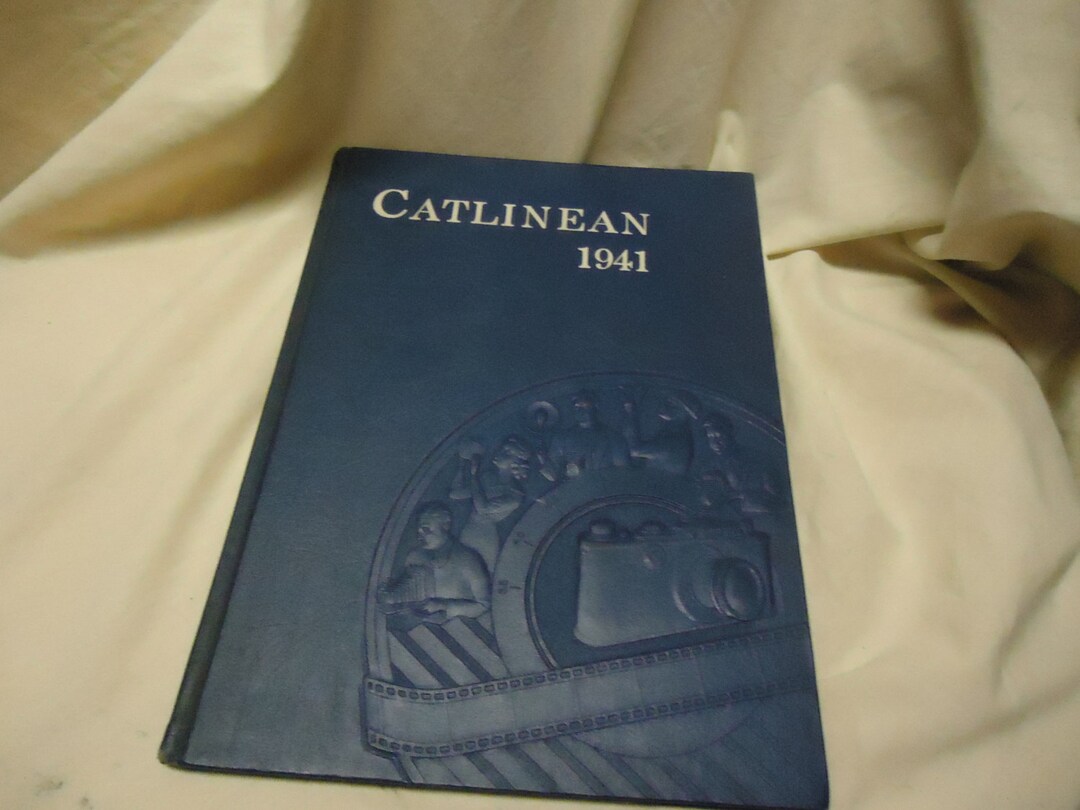 Vintage 1941 the Catlinean Yearbook Catlin High School Catlin Etsy