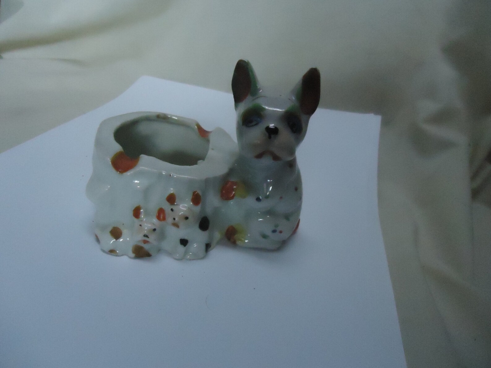 Vintage Porcelain Dog Ashtray Made in Japan collectable Etsy