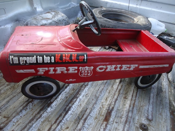 amf fire chief pedal car 503