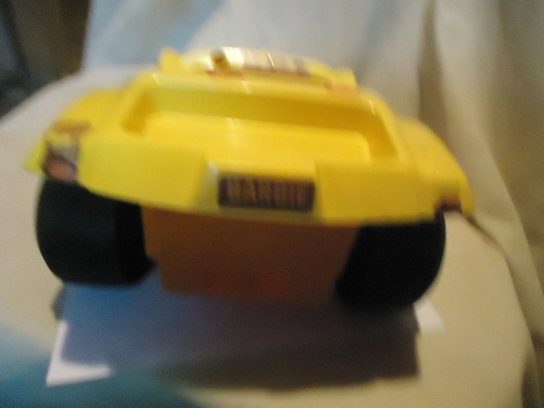 Vintage 1972 Mattel Barbie Yellow Car Dune Buggy Toy USA Etsy