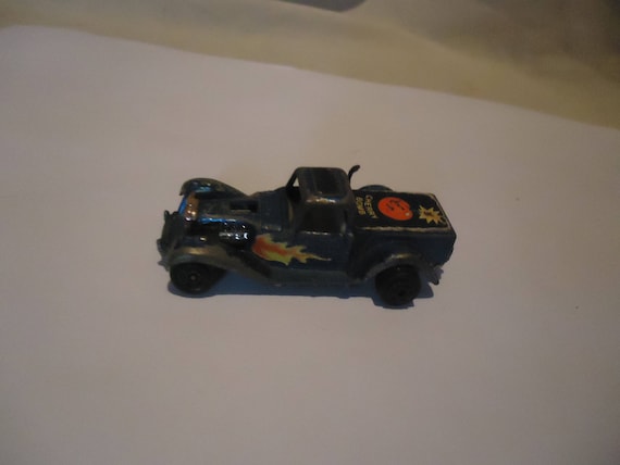 Vintage Zylmex Zee Toys Ford Pickup Truck D18 Blue Cherry Bomb Hot Rod Diecast Toy Car Made In Hong Kong Collectable