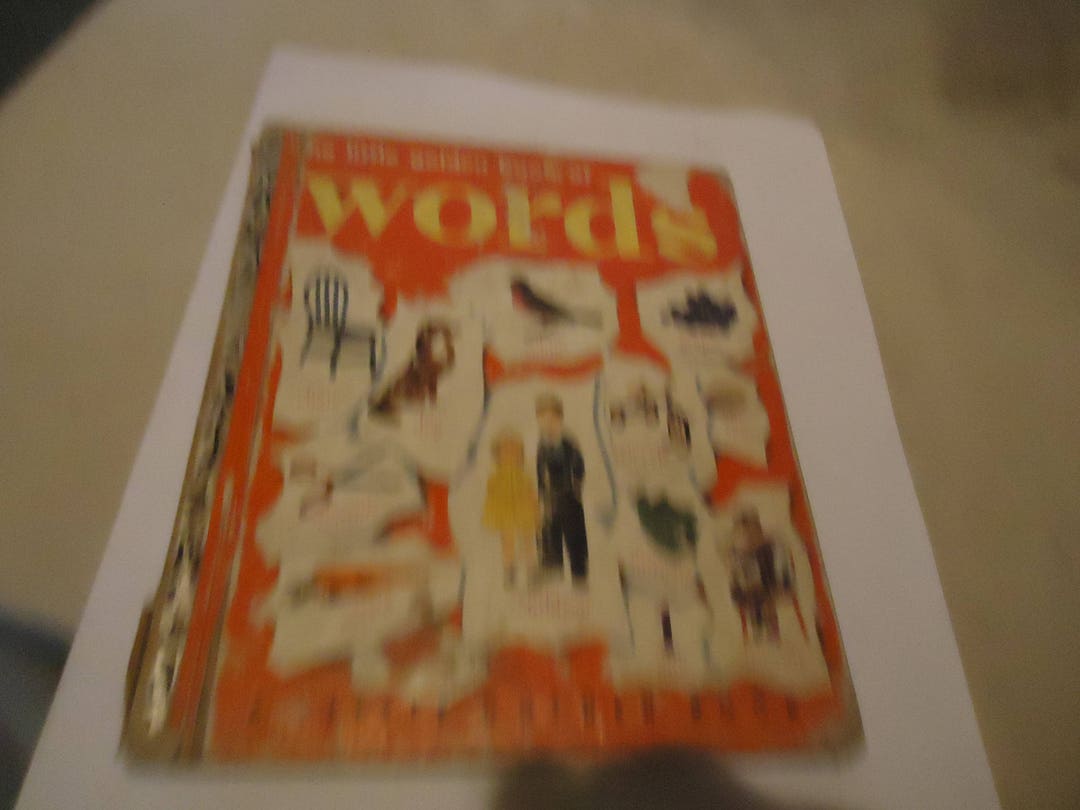 Vintage Words Little Golden Book Copyright 1948 Collectable Etsy