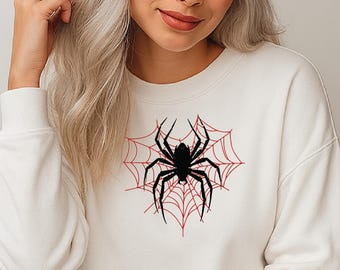 Maglione Red Web Guardian, maglietta con ragno fantasma, felpa regalo per bambini