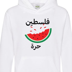 Free Palestine Hoodie, Watermelon Top, Symbolic Protest Pullover, Palestinian Activist Gifts, Genocide Awareness, Unisex Adult Kids Hood Top