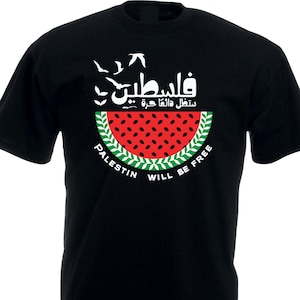 Palestine Watermelon T-Shirt: Solidarity Activist Tee