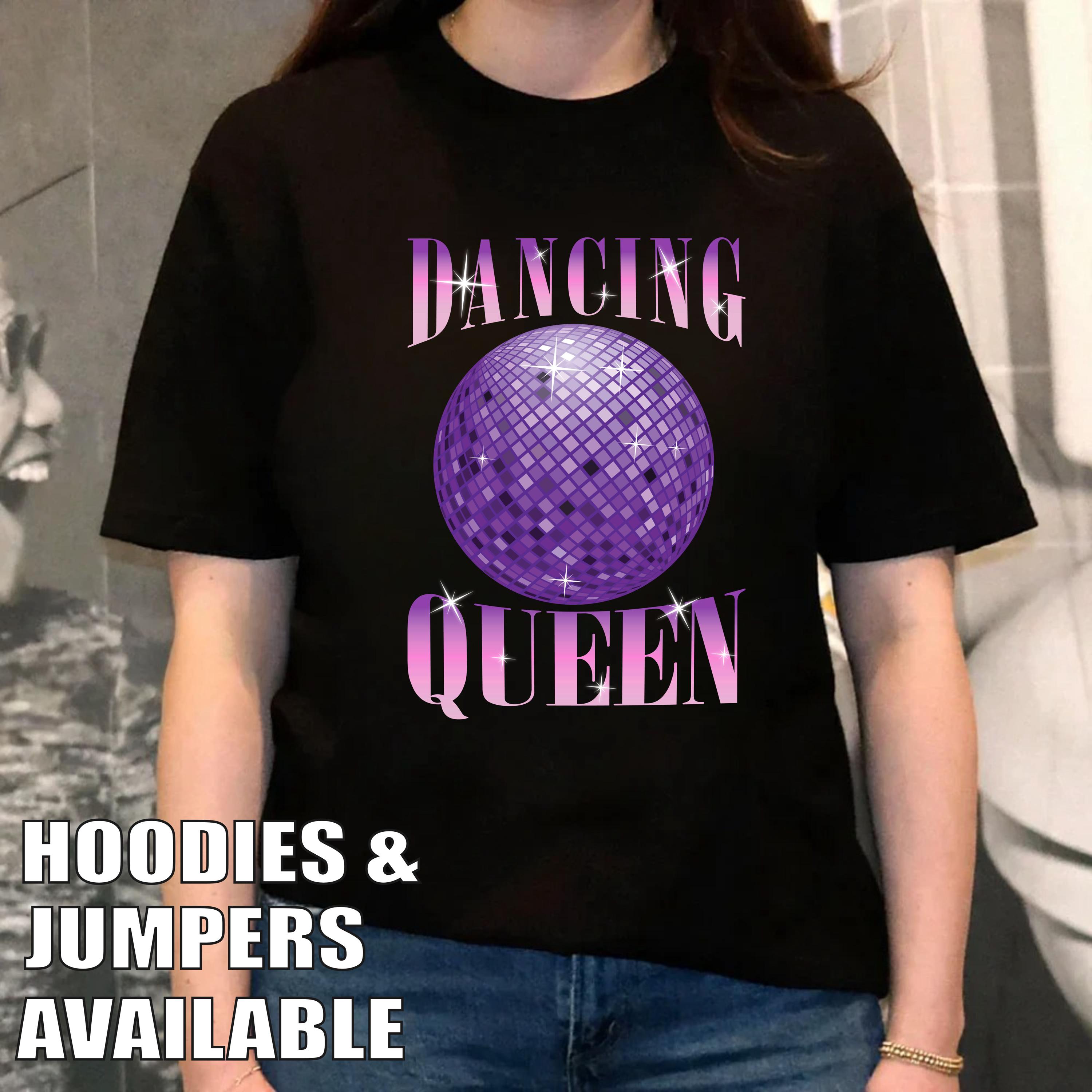 Abba Dancing Queen Sparkly Tshirt - Etsy UK