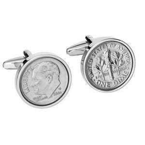 2002 Anniversary Coin Cufflinks - Gift for Husband
