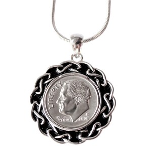 Womens 2006 Year Gift -Anniversary Gift - 2006 Coin Pendant - vintage jewelry