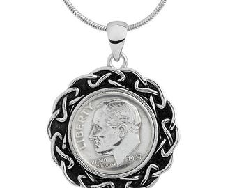 Womans 80th Gift - 1944 Birthday Gift - 1944 Coin Pendant - Includes snake chain and presentation box - 100% satisfaction