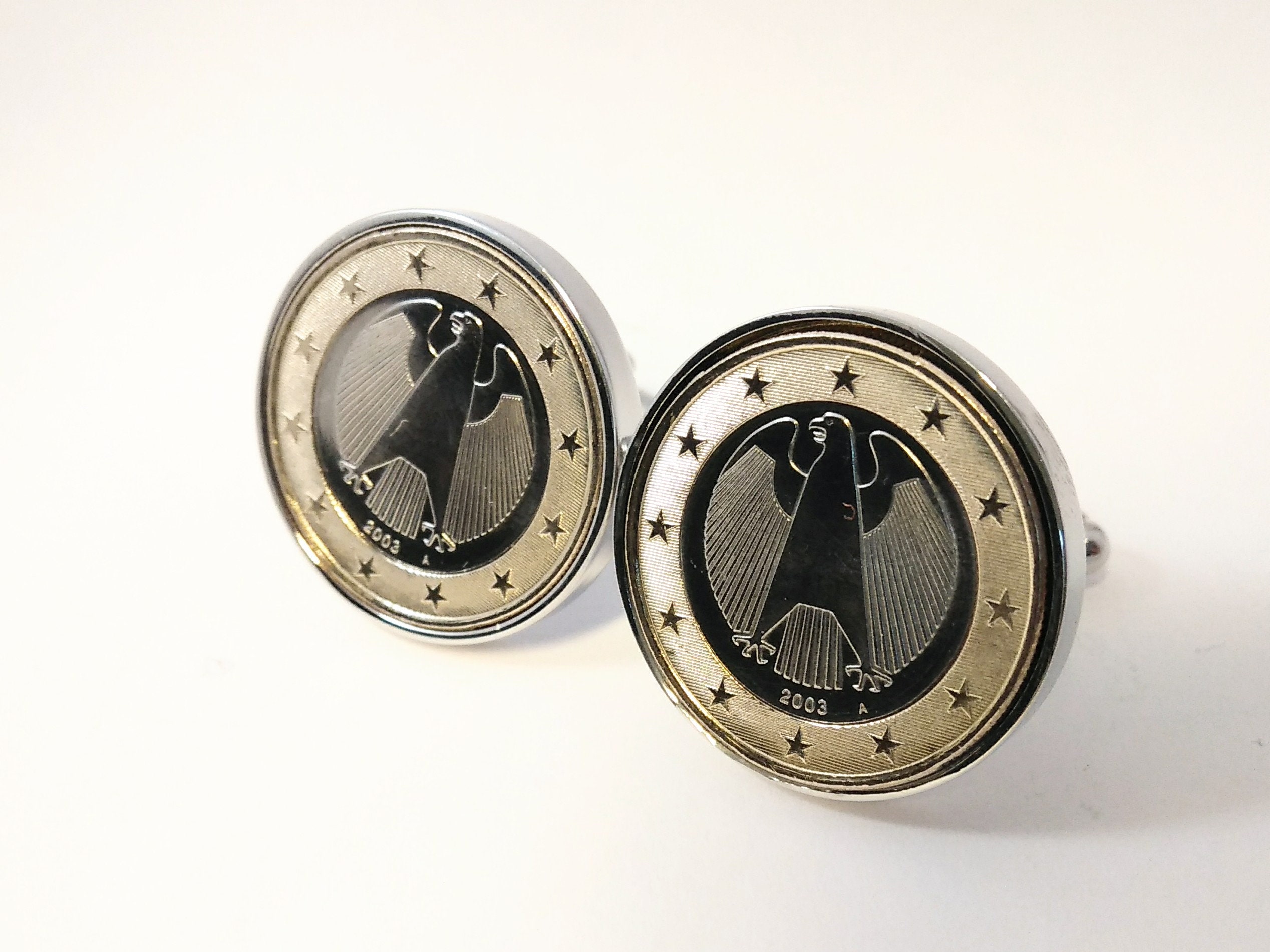 German Coin Cufflinks Gift for men Wedding Anniversary ...