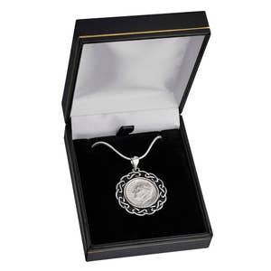 1943 Birthday Gift - 1943 Coin Pendent - Snakechain and presentation box included - 100% satisfaction - 3 day delivery option