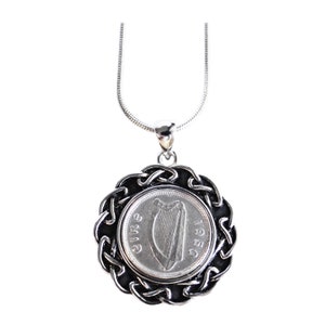 1950 Irish Threepence Pendant - 1950 Birthday for Woman - Handmade Gifts for Women - 1950 Coin Necklace - Year 1950 Coin