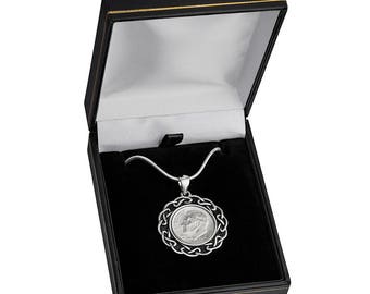 50th Birthday Anniversary 1974  Birthday Gift, 1974 Coin Pendant, Coin Pendant for Women, Lucky Coin Necklace, Year 1974 Coin, For Women