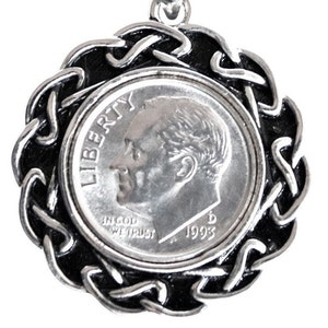 1993 Münze Anhänger - Geschenke für Frauen - Geburtstagsgeschenk für Frauen - Glücksmünze Halskette - Jahr 1993 Münze