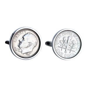 1993 Coin Cufflinks - 100% satisfaction -Includes presentation box- 3 day delivery option