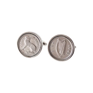Rare  1943 Lucky Ireland Cufflinks - Lucky Irish gift -   Includes presentation box - 100% satisfaction - 3 day delivery option