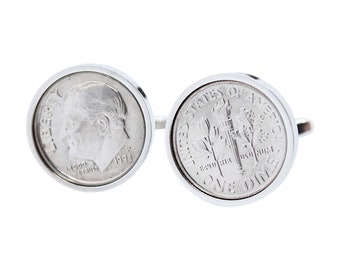 1994 Birthday Gift for Men, Year 1994 Coin, Eco Friendly Gifts, Lucky Coin Cufflinks, Handmade Gifts for Men, Anniversary Gift for Men