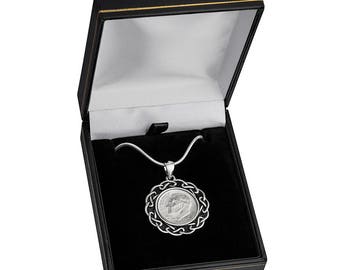 80th Birthday - 1944 Birthday Gift - 1944 Coin Pendant - Includes snake chain and presentation box - 100% satisfaction