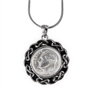 1952 Birthday Gift, 1952 Coin Pendant, Coin Pendant, Birthday Necklace, Year 1952 Coin, Lucky Coin Pendant, Handmade Birthday Gift for Women