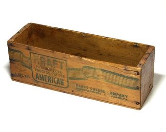 Vintage Kraft Cheese Box - 5 lb. - circa 1940's