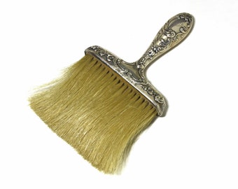 Vintage Victorian Sterling Silver Hat Brush, Sterling Silver Repousse Brush SALE - circa 1910