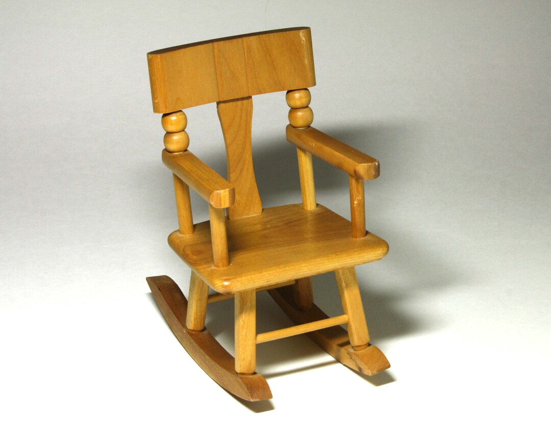 Vintage Doll Strombecker Rocking Chair Circa 1980's Etsy