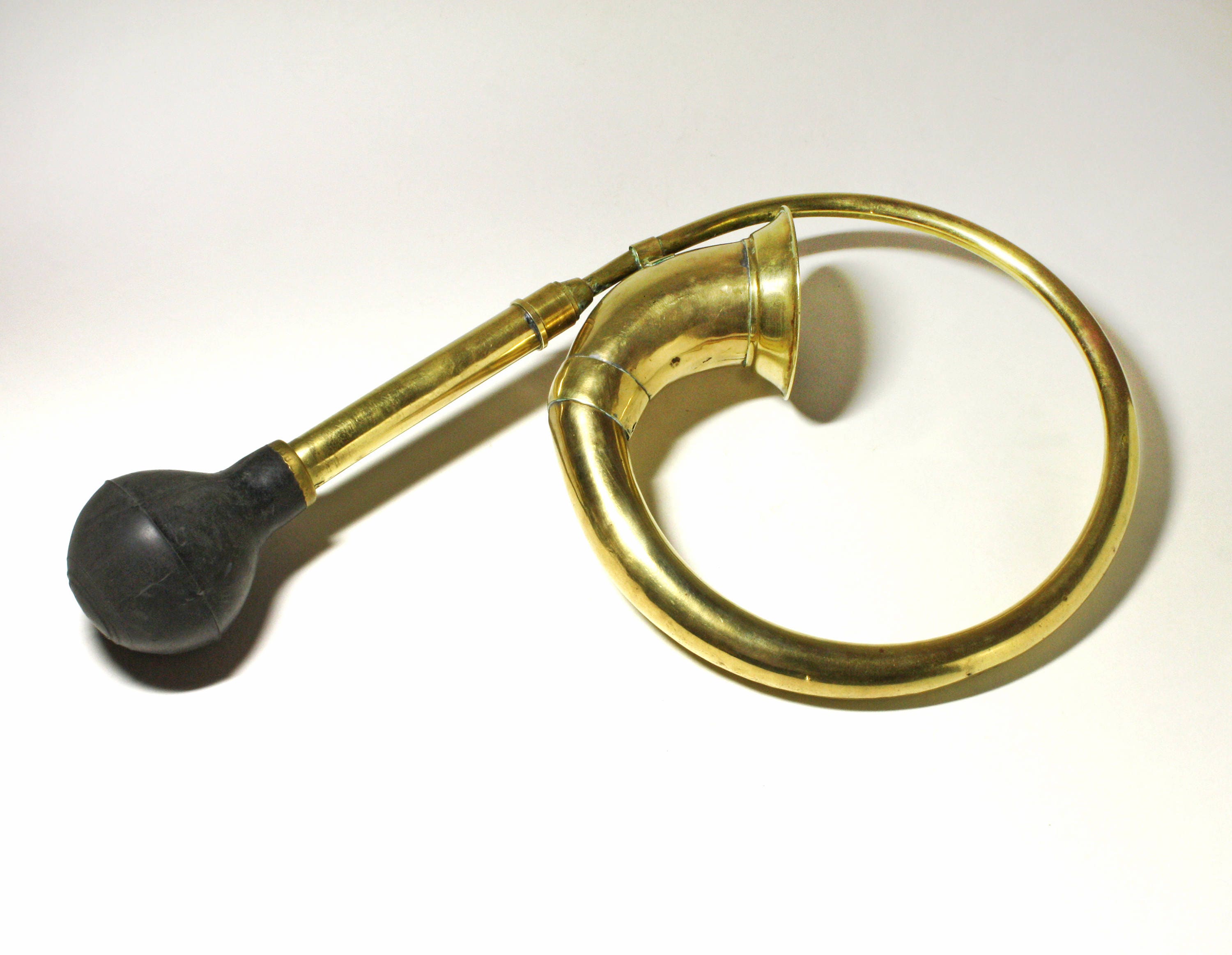 American Victorian Brass Horn (#012845B)