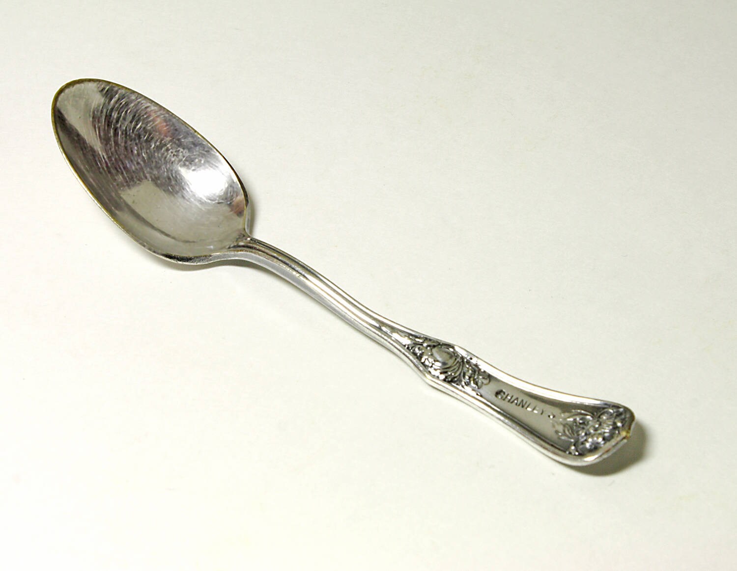 Vintage Silver Plated Baby Spoon with Engraved Name Garland Etsy